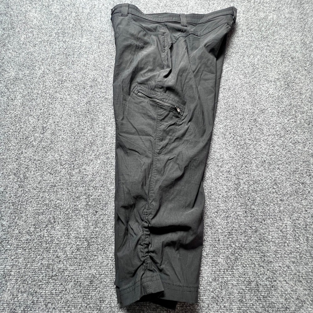 Eddie Bauer Rainier Capris Womens 8 Black Hiking Outdoor Stretch Pants C1061086 - Picture 11 of 12